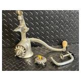 Vintage L.F.C. Mod.150 Meat Grinder & Italian Pasta Maker - Made in USA & Italy