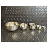 Aluminum Cookware Set: Mixing Bowls, Strainer, Steamer, Lids, Sheet Pans