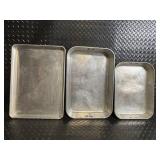 Aluminum Cookware Set: Mixing Bowls, Strainer, Steamer, Lids, Sheet Pans