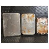 Aluminum Cookware Set: Mixing Bowls, Strainer, Steamer, Lids, Sheet Pans