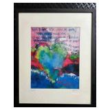 Lovegrove Framed Abstract Lyric Art Print - When I'm Sixty-Four (Beatles Lyrics)