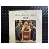 Vintage Vinyl LPs - 9 Classic Folk Albums (Weavers, Kingston Trio, Dylan, Baez)