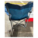 Playmate Igloo Cooler with 2 Folding Camping Chairs (Blue & Gray) & Carry Bags