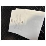 Coach 61075 Navy Leather Zip Pouch