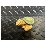Turtle Figurines - Centerpiece Two-Turtle Sculpture with Assorted Miniatures
