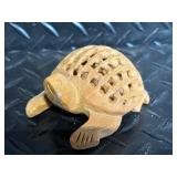 Newport Coast Turtle Water Fountain with Coral Rock & 7 Hand-Carved Turtles