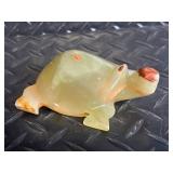 Glass Turtle Figurines - Hand Painted, Made in Japan