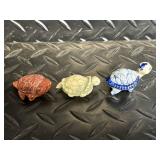 Fabbrica All'Alabastro Scali Italian Alabaster Turtle Figurines - Assorted