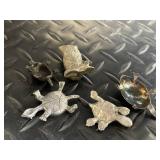 Assorted Mini Turtle Figurines - 40+ Plastic & Metal Turtles