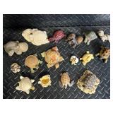 Quarry Critters Trick & Treat Turtle Figurines - Second Nature Design, Assorted Resin Miniatures