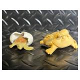 Quarry Critters Trick & Treat Turtle Figurines - Second Nature Design, Assorted Resin Miniatures