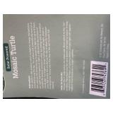 Solar Powered Mosaic Turtle Lamp - 2 Lights, Includes Rechargeable Battery, Assorted Tiny Turtles