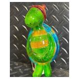 Solar Powered Mosaic Turtle Lamp - 2 Lights, Includes Rechargeable Battery, Assorted Tiny Turtles