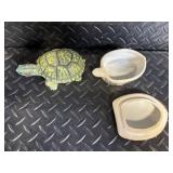 Janell Berryman's Pookpin Seeds Folk Art Turtle & Frog Figurines