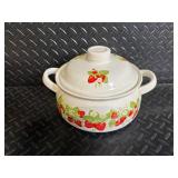 Fitz & Floyd Classics Action Microwave Collection Pumpkin & Strawberry Ceramic Casserole Set - 4-Piece