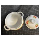 Fitz & Floyd Classics Action Microwave Collection Pumpkin & Strawberry Ceramic Casserole Set - 4-Piece