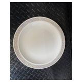 Centra Pastel Border Dinnerware Set - Mugs, Plates, Bowls & Oval Platter