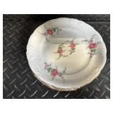 Royal Kensington Collection Floral China Dinnerware Set with Teapot - Pink Roses