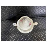 Royal Kensington Collection Floral China Dinnerware Set with Teapot - Pink Roses