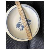 Blue Floral Ceramic Dinnerware Set with Teapot, Mugs, Plates & Butter Dish