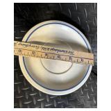 Blue Floral Ceramic Dinnerware Set with Teapot, Mugs, Plates & Butter Dish