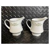 Noritake Melissa 3080 Contemporary Fine China - Floral Daisy Border Dinnerware Set