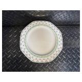 Christopher Stuart Fine China Dinnerware - Floral Border with Green Vine Pattern