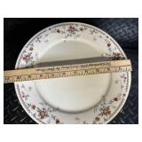 Noritake Ivory China Adagio 7237 Dinnerware Set - Floral Border with Cups & Saucers (Japan)