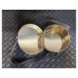 Harley-Davidson Diamond Plate Lunch Box Set with Biker Brew Coffee Can & Round Tin