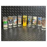 Harley-Davidson City Collection Shot Glass Set - City Logos Across USA