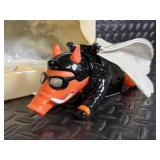 Harry the Flying Hog Battery-Operated Flying Pig Toy in Box & Harley-Davidson Flame Mug