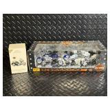 Harley-Davidson Maisto 1:18 Collector Edition Police Motorcycle 4-Pack
