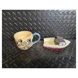 Mugs - Assorted Ceramic Mugs & Owl Welcome Sign Collection