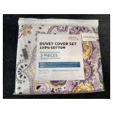 3 Piece King Duvet Cover Set