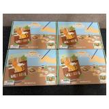 4 Sets Of Jungle Canvas Paint By Number Kits