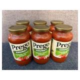 6 Jars Of Prego Chunky Sauce