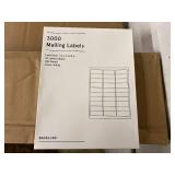 9000 Baseline Mailing Labels - 1 X 2 5/8'