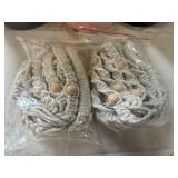 2x 2pk Macramae Hanging Plastic Pots & 4 Ceramic Pots