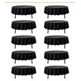 10pk Polyester Round Tableclothes