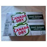 2x 12pk Canada Dry Ginger Ale-Zero Sugar
