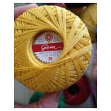 Bin of Mercerized Cotton Crochet Threads