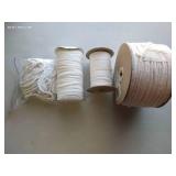 (5) Rolls of Cotton Cording, Binding, Elastic Edging
