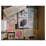 Wooden Stamps, Embossing & Card Making Supplies