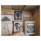 Wooden Stamps, Embossing & Card Making Supplies