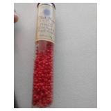 (5) New Glass Seed Beads Tubes