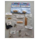 Jewelry Head Pins, Caps, Silver Split Pins & Crimps