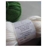 (4) New Skeins Cascade Wool Blend Yarn