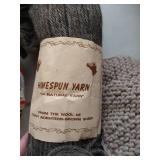 Unfinished Blanket Project w/ 8.5' Squares & Yarns