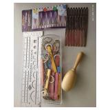 Darning Tool, Hemming Birds, Marking Guide & Sewing Gauge