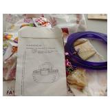 Purse Making Lot: Fabric, Trim, Patterns, Etc